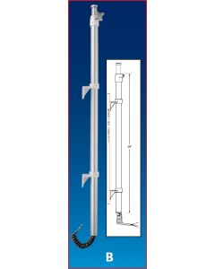 Offset Mounted Top Raise Tele-scoping Pole Model B-4