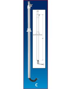 Thru Deck Tele-scoping Pole - Model C-4